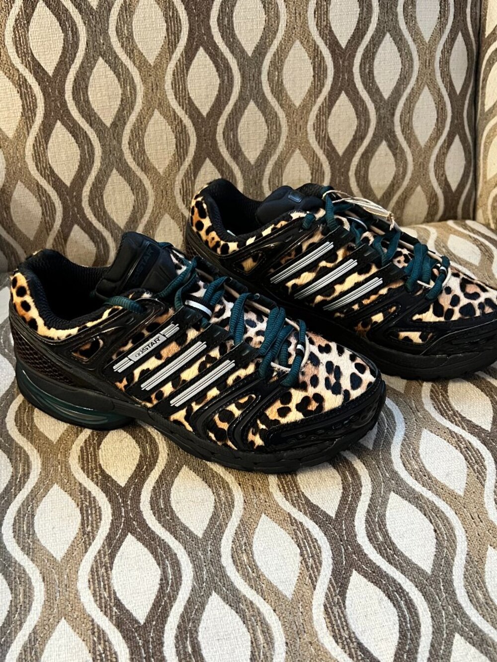 adidas Adistar Control 5 Leopard Aurora Ivy Black NIB W6.5
